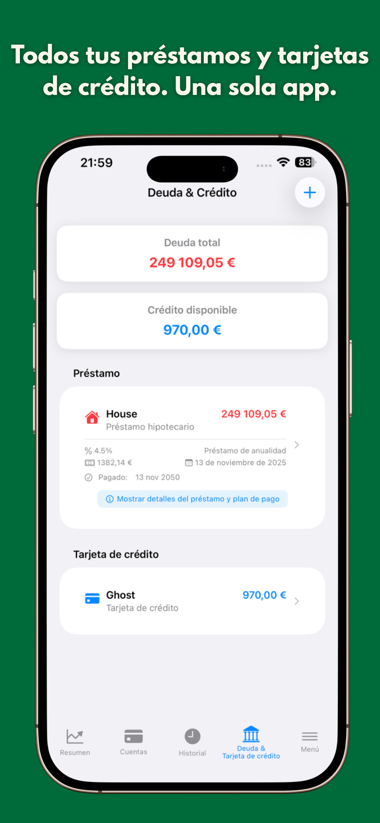 Settings and preferences
